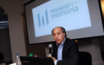 Victor Abramovich, secretário-executivo do IPPDH, participou nesta conferência, realizada no Museu da Memória do Rosario, no 24 de julho de 2012.