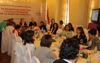 Asunción recibió a las Ministras y Altas Autoridades de la Mujer (RMAAM) del Mercado Común del Sur (MERCOSUR) en su  VII Reunión, en esta ocasión bajo la Presidencia Pro Témpore de Paraguay.