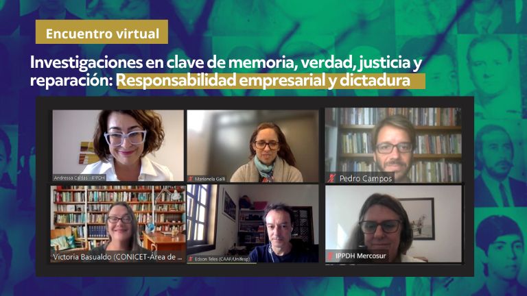 Investigadoras e investigadores de Argentina y Brasil disertan sobre responsabilidad empresarial y dictadura en encuentro del IPPDH